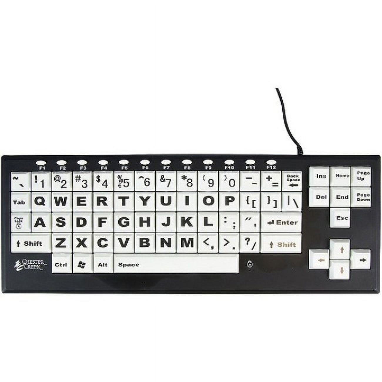キーボード VISION BOARD Ablenet VisionBoard 2 Large Key Wired Computer Keyboard - Full