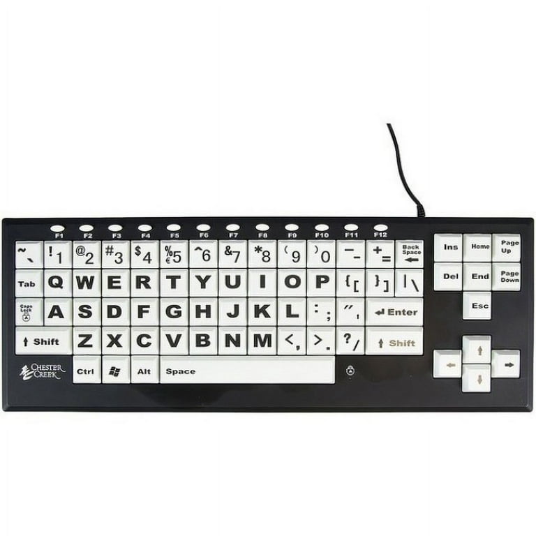 キーボード VISION BOARD Ablenet VisionBoard 2 Large Key Wired Computer Keyboard - Full