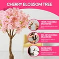 thumbnail image 4 of Artificial Cherry Blossom Tree 4ft – Pink Tree – Home, Wedding, Party Decor – Indoor & Outdoor – 4ft, 4 of 5
