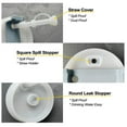 thumbnail image 4 of hejhncii 6Pieces Leak-Stopper for Cup Straw Cover Cap Square Spill-Stopper Round-Stopper, 4 of 14