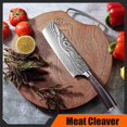thumbnail image 2 of 7Inch Meat Cleaver Knife High Carbon Stainless Steel Chef Kitchen Knife Japanese, 2 of 6