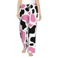 thumbnail image 1 of Balery Cow Spots Pantalones de pijama para mujer, pijamas ultraligeros, pantalones de estar por casa-3X-Large, 1 of 6