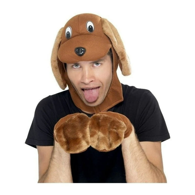 Instant Dog Kit Adult Brown Hood Gloves Instant Dog Kit Adult Brown Hood Gloves