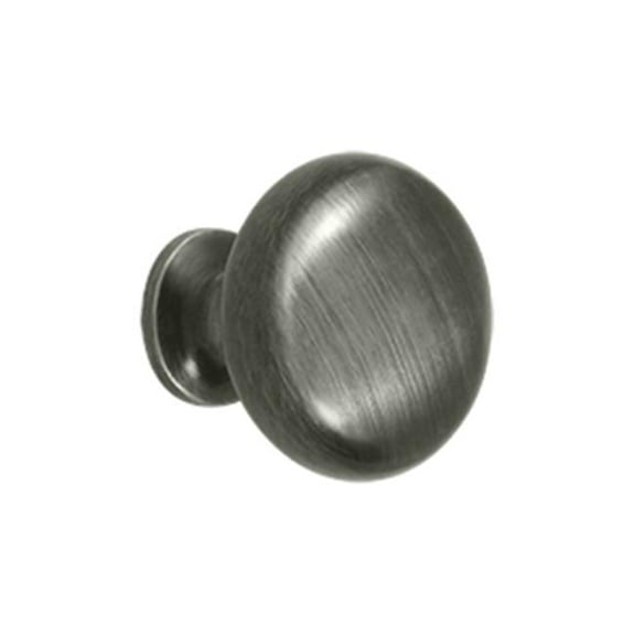 Deltana  Knob Round Solid - Antique Nickel - Solid