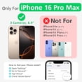 thumbnail image 3 of Funda magnética de cuero alto Clop Series para iPhone 16 Pro Max, 3 of 9