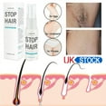 thumbnail image 2 of WUWULE Permanent Hair Removal Spray Stop Hair Growth Inhibitor Remover For Men & Women, 2 of 8