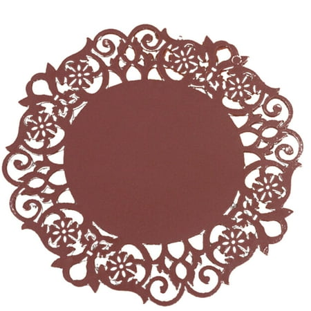 

AIMAOMI Lace Flower Doilies Silicone Tea Cup Mats Pad Insulation Placemat LAU Kitchen Supplies H