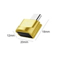 thumbnail image 3 of Adaptador USB tipo C a lector de tarjetas TF OTG para computadora portátil con teléfono móvil (dorado), 3 of 6