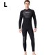 thumbnail image 2 of Divesail Setuits Sitio de buceo Ultrathin Secado rápido Pantalones de manga larga Cuerpo completo Traje de baño Jumpsuit Deportes transpirables Pieles de buceo Hombres negro 【l】 seitruly OD003280-03, 2 of 7