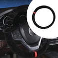 thumbnail image 4 of Funda de volante de cálida para invierno, accesorio de rueda Negro shamjiam Cubierta para el volante, 4 of 8
