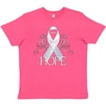 thumbnail image 3 of Inktastic Hope- Lung Cancer Awareness Youth T-Shirt, 3 of 5