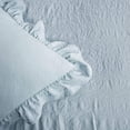 thumbnail image 3 of ZXNYH Ruffle Skirt Bedspread Vintage Chic Farmhouse Style Lightweight 3 Piece Set, Queen, Ivory, 3 of 6