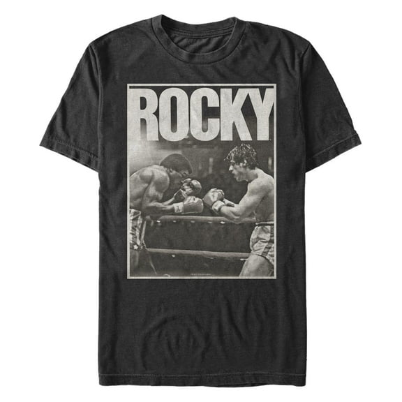 Men's Rocky Rocky Boxing Poster Graphic T-Shirt