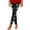 Black, variant on Toddler Girls Pants Fashion Print Tapered Athletic Jogger Pants Stretchable Soft Bottoms Size 3-4T ,Black