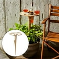 thumbnail image 3 of AMLESO Portable Outdoor Picnic Table, Glass Bottles Cups Holder, Support Rack Snack Cheese Plate Serve Table for BBQ Picnics Traveling Beach Party, 3 of 8