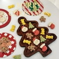 thumbnail image 4 of 2 Pcs Wooden Christmas Tree & Hat Tray - Charcuterie Platter Cutting Board for Christmas Party Cheese Food Fruit, 4 of 6