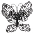thumbnail image 1 of Broche Pin Diamante Hueco Mariposa Patrón Solapa Pin Escudo Insignias Fiesta Ramillete AccesoriosNegro, 1 of 5