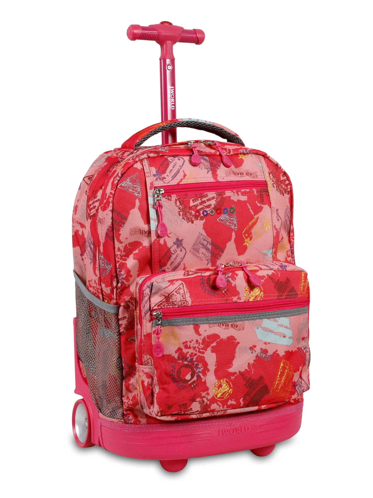 J World Sunset Rolling Backpack