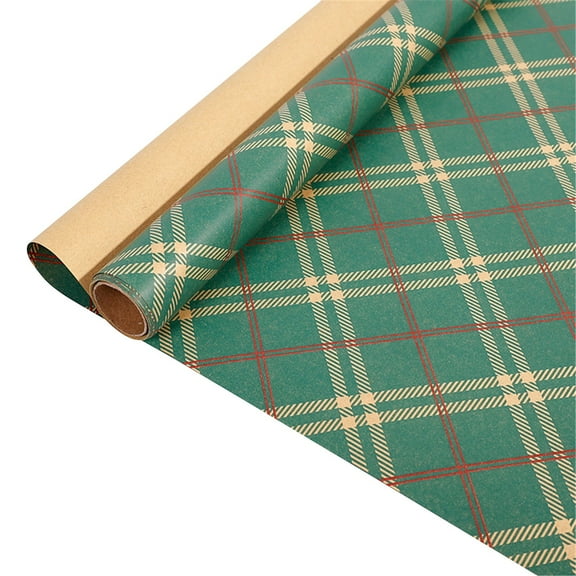 Noothes Christmas Wrapping Paper Roll Blue Snowman Snowflake Design 17x9.8 Feet Winter Holiday Gift Wrap for New Year Xmas Crafts and Present Packaging