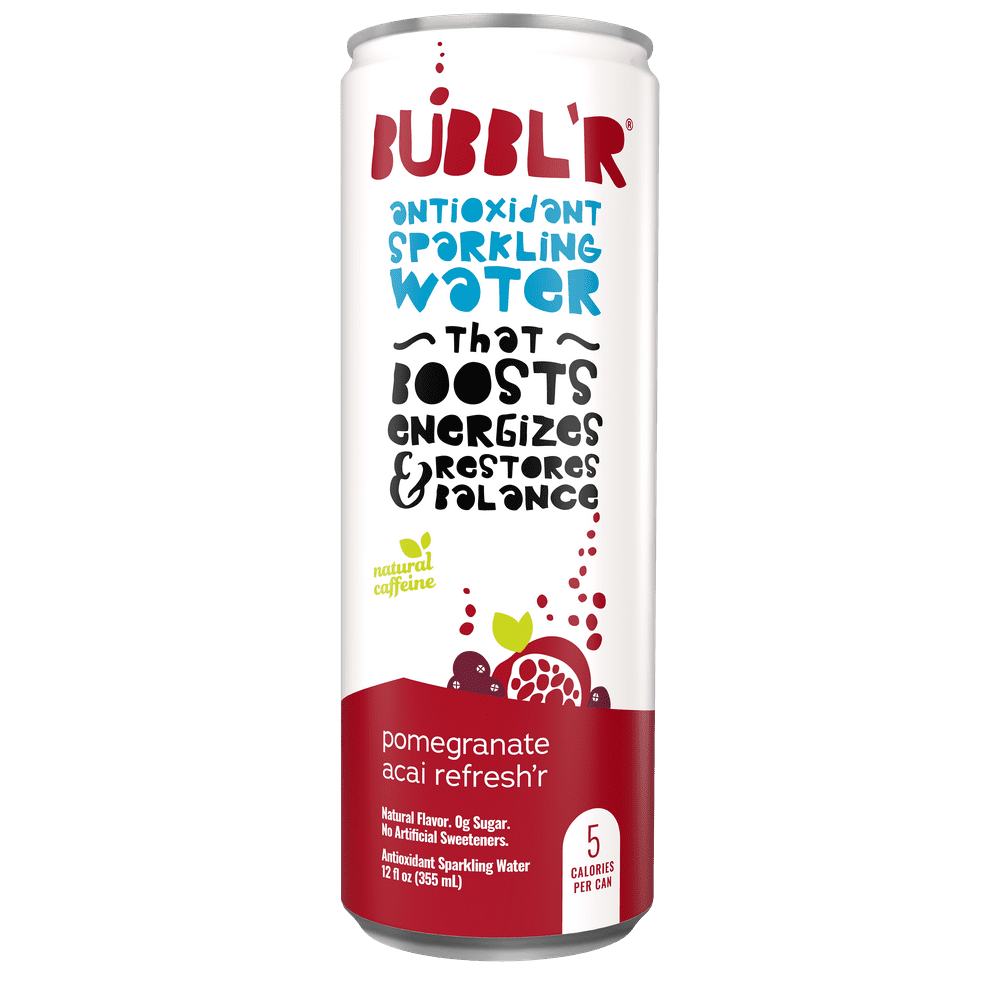 Bubbl'r Antioxidant Sparkling Water Pomegranate WIC39920