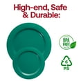 thumbnail image 7 of Smarty 7.5" Green Holiday Round Disposable Plastic Salad Plates 120ct, 7 of 7