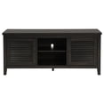 thumbnail image 3 of TV Stand 60 Inch Console ' Distressed Java Finish Entertainment Center, 3 of 6