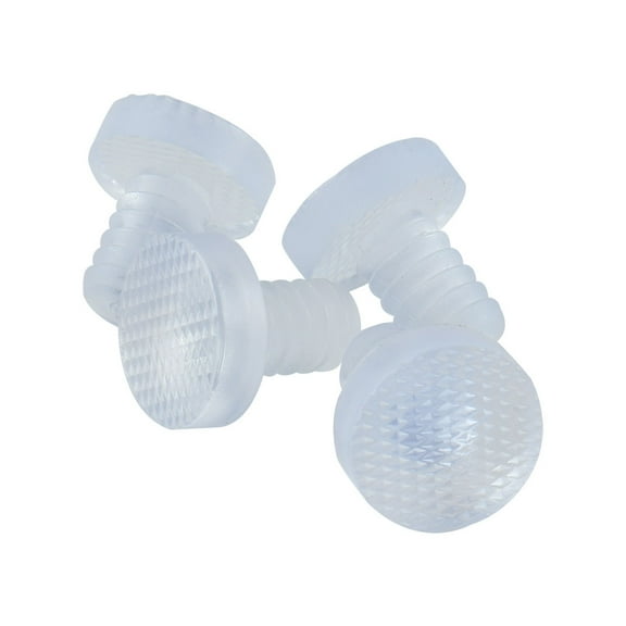 4pcs 8.5mm Soft Clear Stem Bumpers Glide, Patio Outdoor Furniture Glass Desk Top