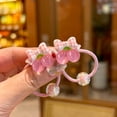 thumbnail image 3 of 2PCS Transparent Cherry Bunny Elastic Hair Bands for Girls Children's Hair Accessories Baby Headwear Hair Ties, 3 of 10