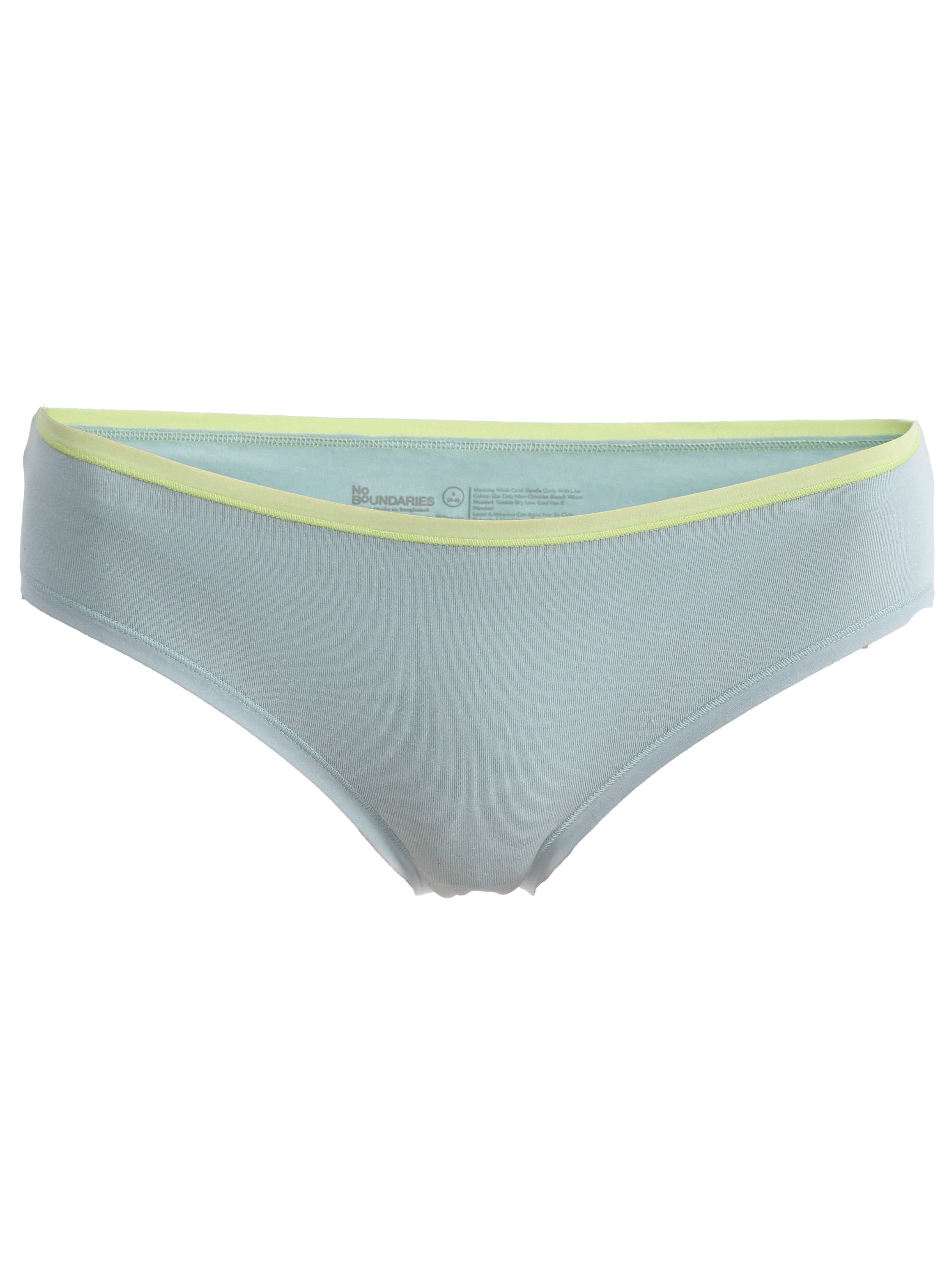 No Boundaries Cotton Hipster Panties, 5-Pack, Women’s and Women’s Plus, Sizes XS-XXXL