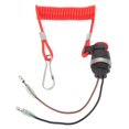 thumbnail image 3 of TKSE Interruptor De Parada De Motor Fueraborda, 688 82575 00 00 Cordón De Interruptor De Parada De Emergencia De Motor Resistente, Confiable Y Extensible De Metal Para Uso Marino, 3 of 14