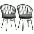 thumbnail image 6 of Euroco TAVON CHAIR,2PCS with 2 Cushions,Gray, 6 of 9