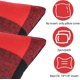 thumbnail image 3 of Juego de 2 fundas de almohada, funda de almohada de 18.0 x 18.0 in, fundas de almohada a cuadros de búfalo, almohadas decorativas para sofá, decoraciones navideñas,, 3 of 4