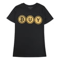 thumbnail image 3 of ShirtBANC Buy Bitcoin Cryptocurrency Womens Shirt Stock Market Coin Tee, 3 of 3