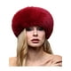 thumbnail image 5 of Gorros gruesos y cálidos de invierno para mujer, gorro de piel sintética esponjosa y sin relleno, sombrero de copa vacío, pañuelo para la cabeza, 5 of 5