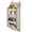 Beige, variant on Over the Door Shoe Organizer Hanging 4 Tier Foldable Storage Rack, over the Door Shoe Storage, Narrow Door Shoe Holder for Dorm Bedroom, Back to School Dorm, 36x11.8 Inch Beige