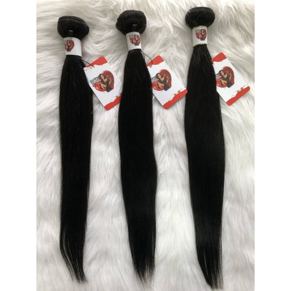 Bugatti Hair Company 30, 30, 30, Straight Hair 3 Bundle Collection for Adults and Unisex.