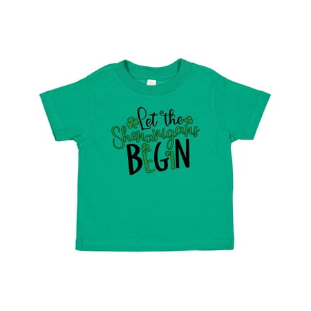 

Inktastic St. Patrick s Day Let the Shenanigans Begin Gift Baby Boy or Baby Girl T-Shirt