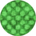 thumbnail image 1 of Ahgly Company Tapis Rond Lavable en Machine Intérieur Transitionnel Vert Lime, 5 Pieds Rond, 1 of 7