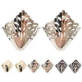 thumbnail image 2 of 1 Pair Metal Toe Caps Creative Protective Heel Decoration Shoes Supplies, 2 of 9