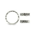 thumbnail image 4 of Gem & Harmony Sterling Silver Antiqued Celtic Knot Band Ring for Men, 4 of 5
