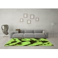thumbnail image 3 of Ahgly Company Indoor Rectangle Abstract Green Modern Area Rugs, 4' x 6', 3 of 4