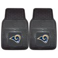 thumbnail image 1 of Los Angeles Rams Car Mats Heavy Duty 2 Piece Vinyl, 1 of 1