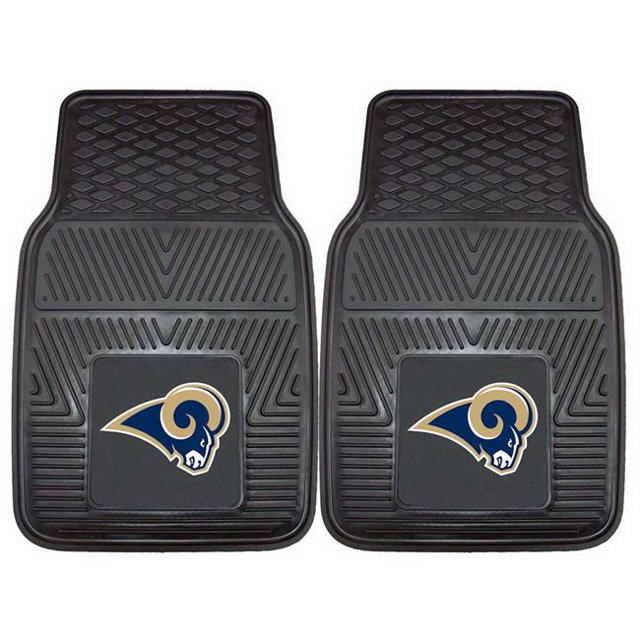 Los Angeles Rams Car Mats Heavy Duty 2 Piece Vinyl