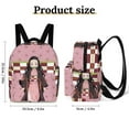 thumbnail image 2 of Kamado Nezuko Women Backpack Casual Stylish Shoulder Bag Large Capacity Daypack Rucksack, 2 of 8