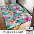 thumbnail image 3 of Pioneer Flower Floral Print Pattern Door Rugs,Washable Non Slip Door Mats Indoor,Decorative Door Mats,Entry Mat Indoor for Entrance,Bedroom,Kitchen,Bathroom,20"x32", 3 of 6