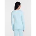 thumbnail image 3 of ClimateRight by Cuddl Duds Women's Warmer Crewneck Thermal Base Layer Thermal Top, Sizes XS-4X, 3 of 7