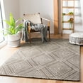 thumbnail image 2 of SAFAVIEH Micro-Loop Colton Geometric Area Rug, Dark Grey/Ivory, 8' x 10', 2 of 10