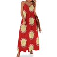 thumbnail image 1 of En un mundo de diez sé un once vestido sin mangas suelto vestido de mujer vestido de fiesta noche elegante, 1 of 7