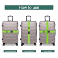 thumbnail image 4 of Uxcell 4 Pcs Correás de Equipaje para Maletas, Correa de Conexión de Equipaje Ajustable con Hebilla para Maleta, Accesorios de Equipaje para Conectar Bolsa de Maleta, Verde Hierba, 4 of 7