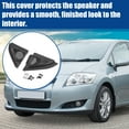 thumbnail image 2 of Auto Puerta Tweeter Altavoz Panel Cubierta para Toyota - 2uds Negro, 2 of 6
